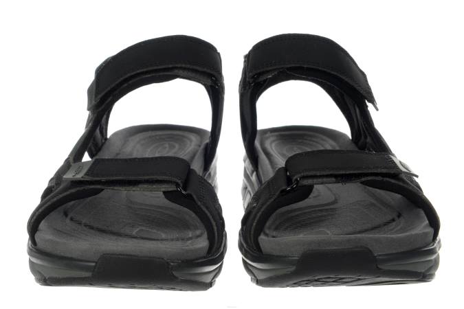 MBT N6ZJ76 sandalias negro/gris carbón hombres deporte saka 6s