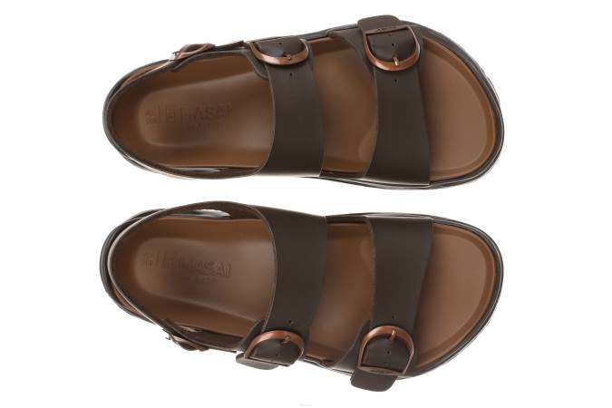 MBT N6ZJ84 sandalias marrón hombres gini