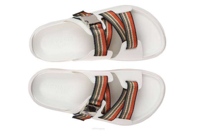 MBT N6ZJ89 sandalias blanco hombres nisui