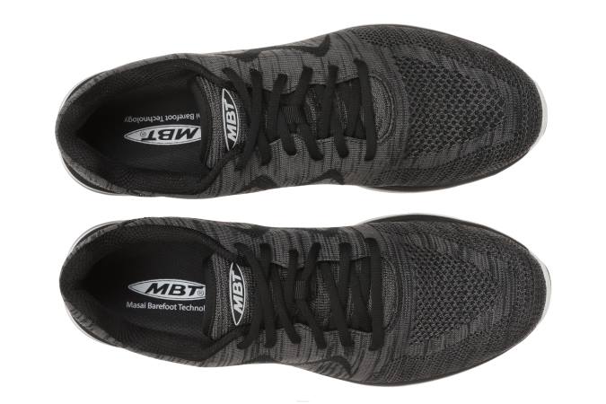 MBT N6ZJ12 zapatos casuales negro hombres ola ii