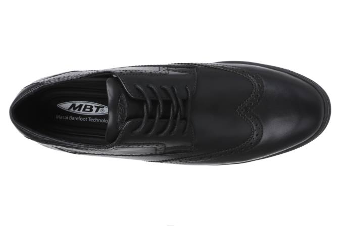 MBT N6ZJ41 Zapatos de vestir negro hombres ala oxford 2