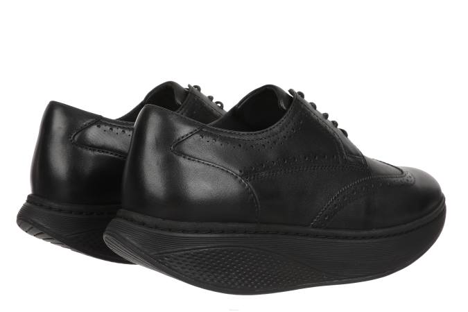 MBT N6ZJ41 Zapatos de vestir negro hombres ala oxford 2