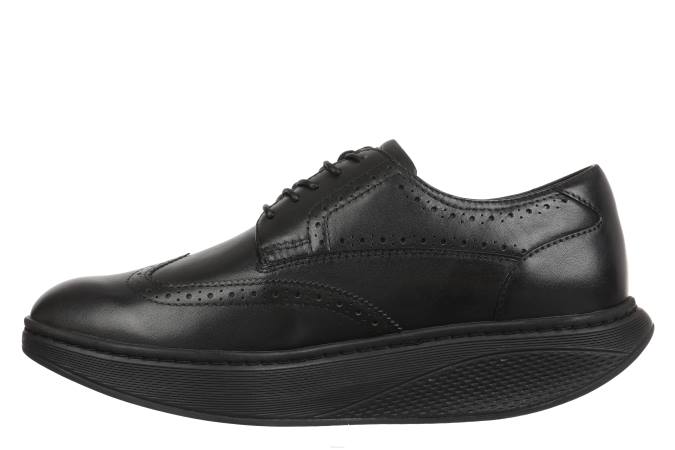 MBT N6ZJ41 Zapatos de vestir negro hombres ala oxford 2