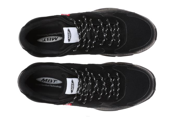 MBT N6ZJ19 zapatos para caminar negro hombres narita