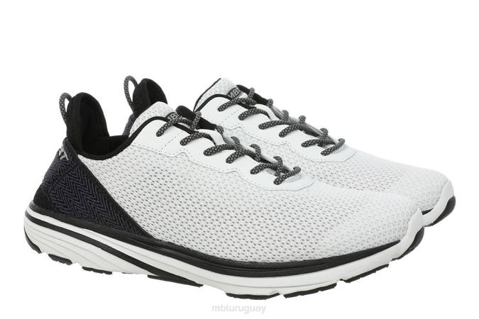 MBT N6ZJ2 zapatos para caminar blanco negro hombres gadí