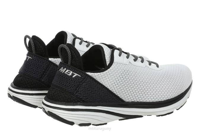 MBT N6ZJ2 zapatos para caminar blanco negro hombres gadí