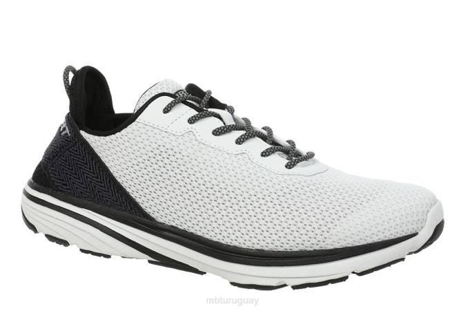 MBT N6ZJ2 zapatos para caminar blanco negro hombres gadí