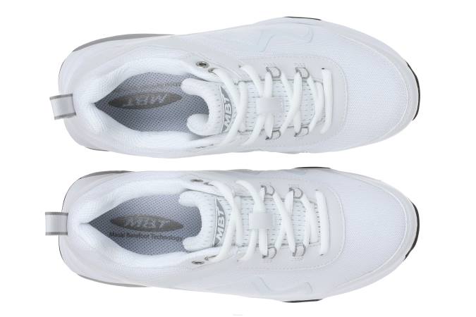 MBT N6ZJ56 zapatos para caminar blanco hombres deporte 4