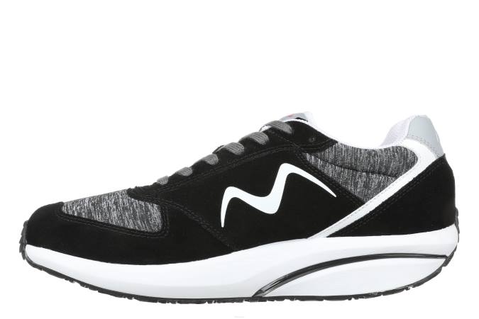 MBT N6ZJ63 zapatos para caminar negro hombres camiseta 1998