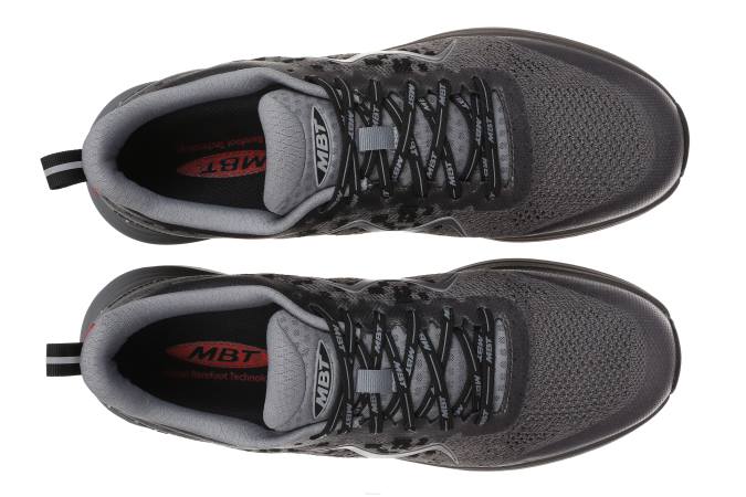 MBT N6ZJ16 zapatos para correr gris oscuro hombres huracán-3000