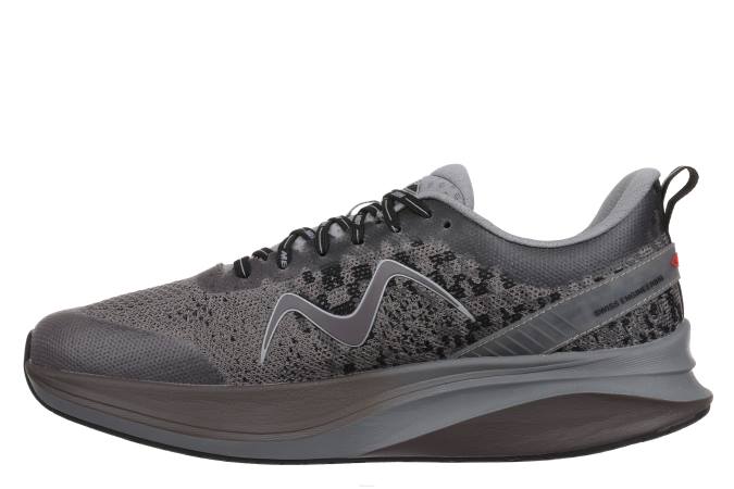 MBT N6ZJ16 zapatos para correr gris oscuro hombres huracán-3000
