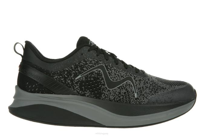 MBT N6ZJ1 zapatos para correr negro/castlerock hombres huracán-3000