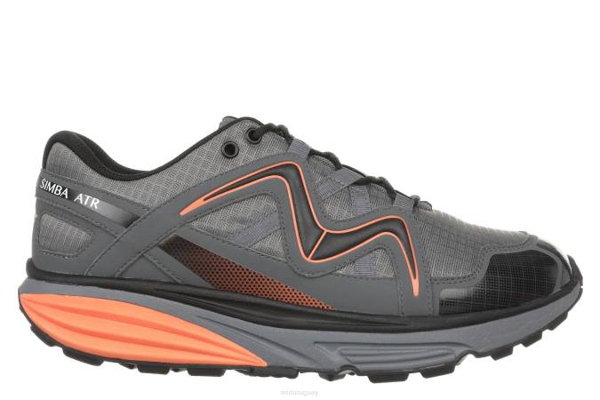 MBT N6ZJ66 zapatos para correr carbón/naranja hombres simba atr