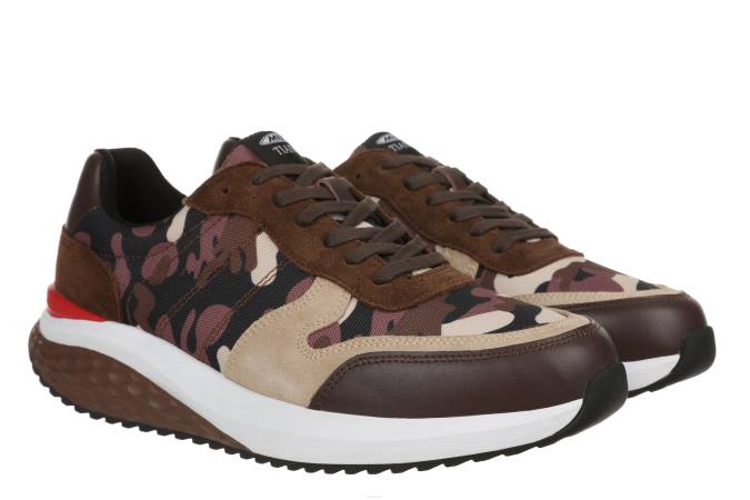 MBT N6ZJ93 zapatos para correr marrón oscuro hombres tiano