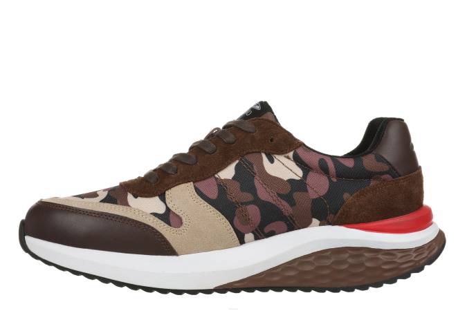 MBT N6ZJ93 zapatos para correr marrón oscuro hombres tiano
