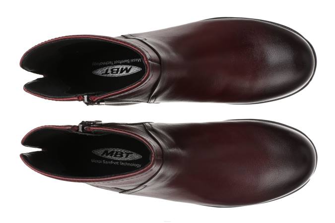 MBT N6ZJ151 botas dahila rojo mujer bota de manchester