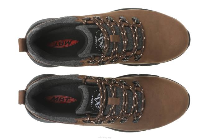 MBT N6ZJ185 botas chocolate Cafe mujer mt alpino (bajo)