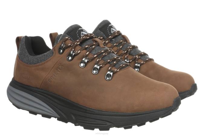 MBT N6ZJ185 botas chocolate Cafe mujer mt alpino (bajo)