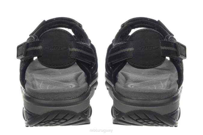 MBT N6ZJ212 sandalias negro/gris carbón mujer lila 6