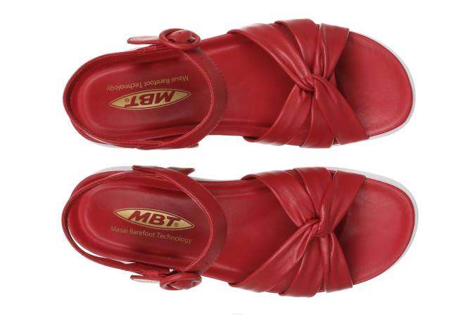 MBT N6ZJ237 sandalias rojo mujer Kaweria 7