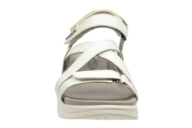 MBT N6ZJ241 sandalias blanco mujer sandalias de vestir kiburi