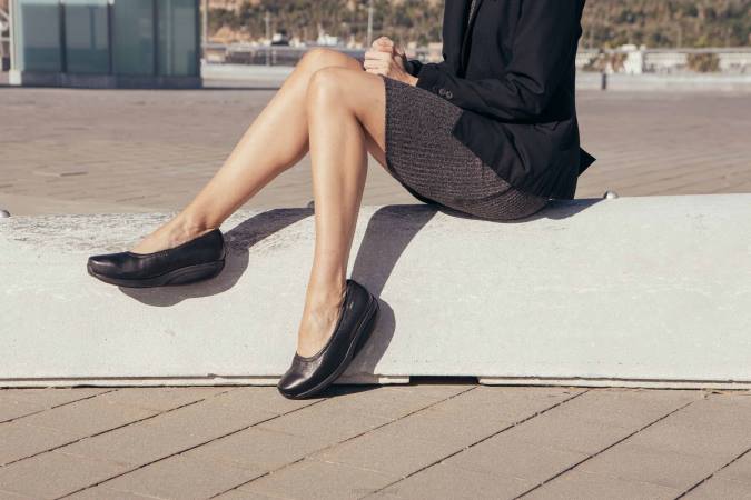 MBT N6ZJ243 Zapatos de vestir negro mujer arpista