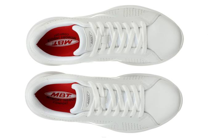 MBT N6ZJ138 zapatos para caminar blanco mujer m800