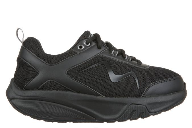 MBT N6ZJ163 zapatos para caminar negro mujer deporte 4
