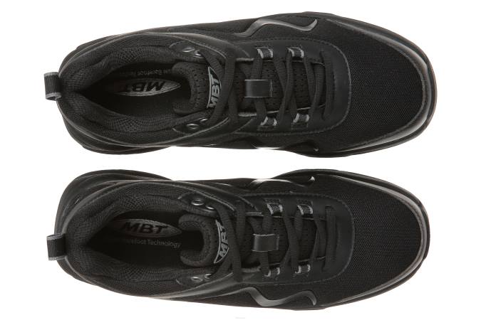 MBT N6ZJ163 zapatos para caminar negro mujer deporte 4