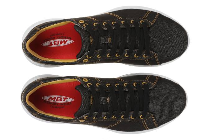 MBT N6ZJ169 zapatos para caminar negro mujer m1300