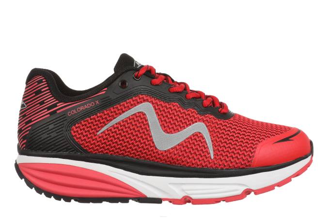 MBT N6ZJ104 zapatos para correr delicioso rojo mujer colorado x
