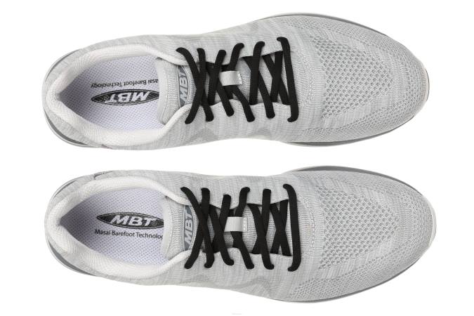 MBT N6ZJ109 zapatos para correr gris claro mujer ola ii