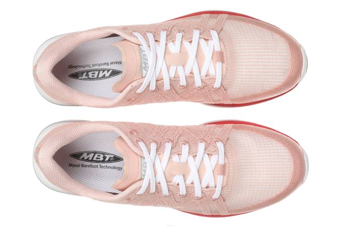 MBT N6ZJ111 zapatos para correr durazno mujer velocidad 1000-3