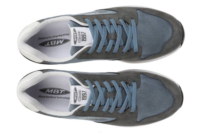 MBT N6ZJ116 zapatos para correr gris mujer 1997