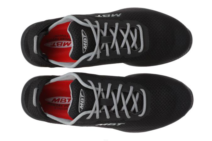 MBT N6ZJ128 zapatos para correr todo negro mujer gadí