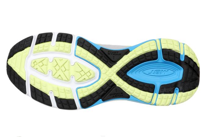 MBT N6ZJ135 zapatos para correr gris/amarillo lima mujer 2000