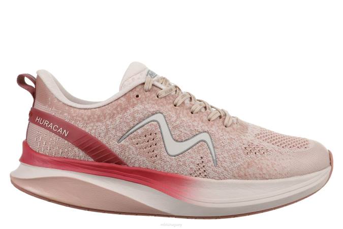 MBT N6ZJ143 zapatos para correr rosa humo mujer huracán-3000
