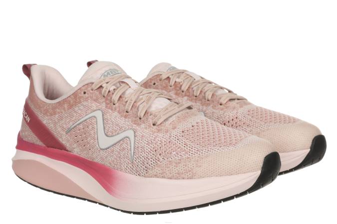 MBT N6ZJ143 zapatos para correr rosa humo mujer huracán-3000