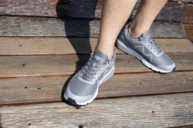 MBT N6ZJ144 zapatos para correr gris mujer colorado x