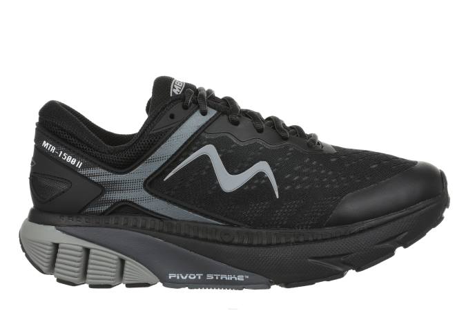MBT N6ZJ146 zapatos para correr negro mujer mtr-1500 ii con cordones