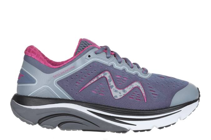 MBT N6ZJ147 zapatos para correr gris folkstone mujer 2000 con cordones