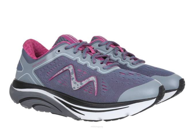 MBT N6ZJ147 zapatos para correr gris folkstone mujer 2000 con cordones
