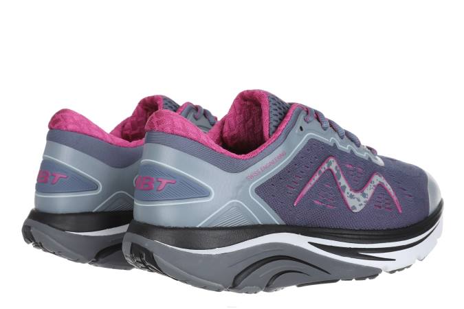 MBT N6ZJ147 zapatos para correr gris folkstone mujer 2000 con cordones