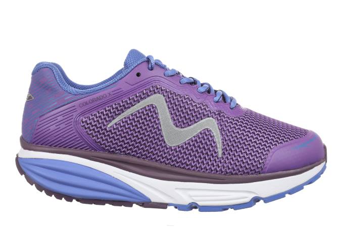 MBT N6ZJ154 zapatos para correr lila real mujer colorado x
