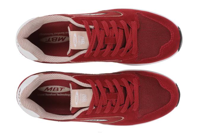 MBT N6ZJ158 zapatos para correr dahila rojo mujer 1997 clásico