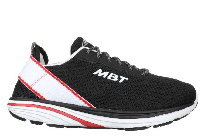 MBT N6ZJ171 zapatos para correr negro mujer gadi con cordones