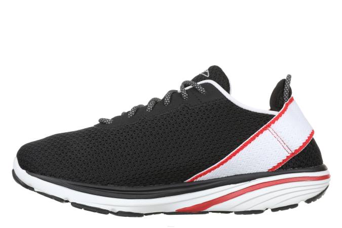 MBT N6ZJ171 zapatos para correr negro mujer gadi con cordones