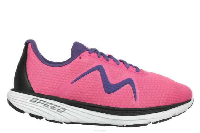 MBT N6ZJ187 zapatos para correr rosa carmín mujer velocidad-1200 ii
