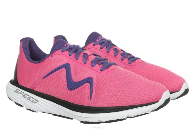 MBT N6ZJ187 zapatos para correr rosa carmín mujer velocidad-1200 ii