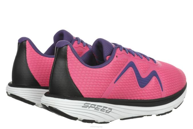 MBT N6ZJ187 zapatos para correr rosa carmín mujer velocidad-1200 ii